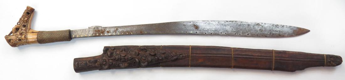 A DAYAK HEADHUNTER JIMPUL SWORD (1 of 6)