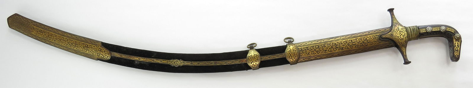 A FINE OTTOMAN PRESENTATION SHAMSHIR SWORD (1 of 10)