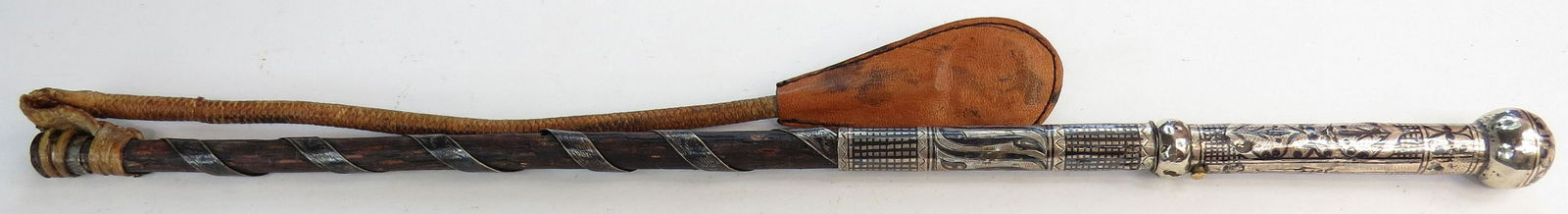 A RARE CIRCASSIAN NAGAIKA RIDING CROP (1 of 4)