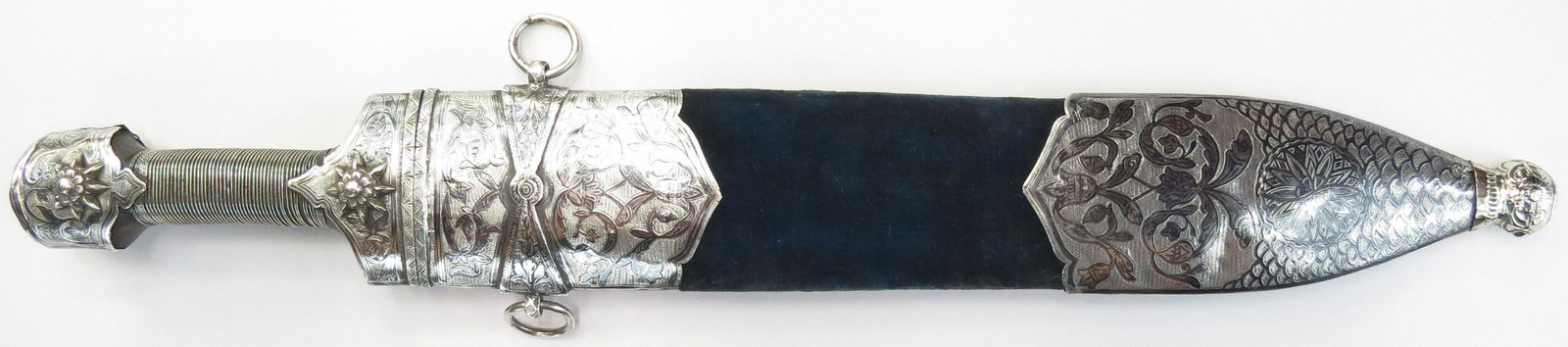 A RARE REVERSIBLE COSSACK KINDJAL SHORTSWORD (1 of 8)