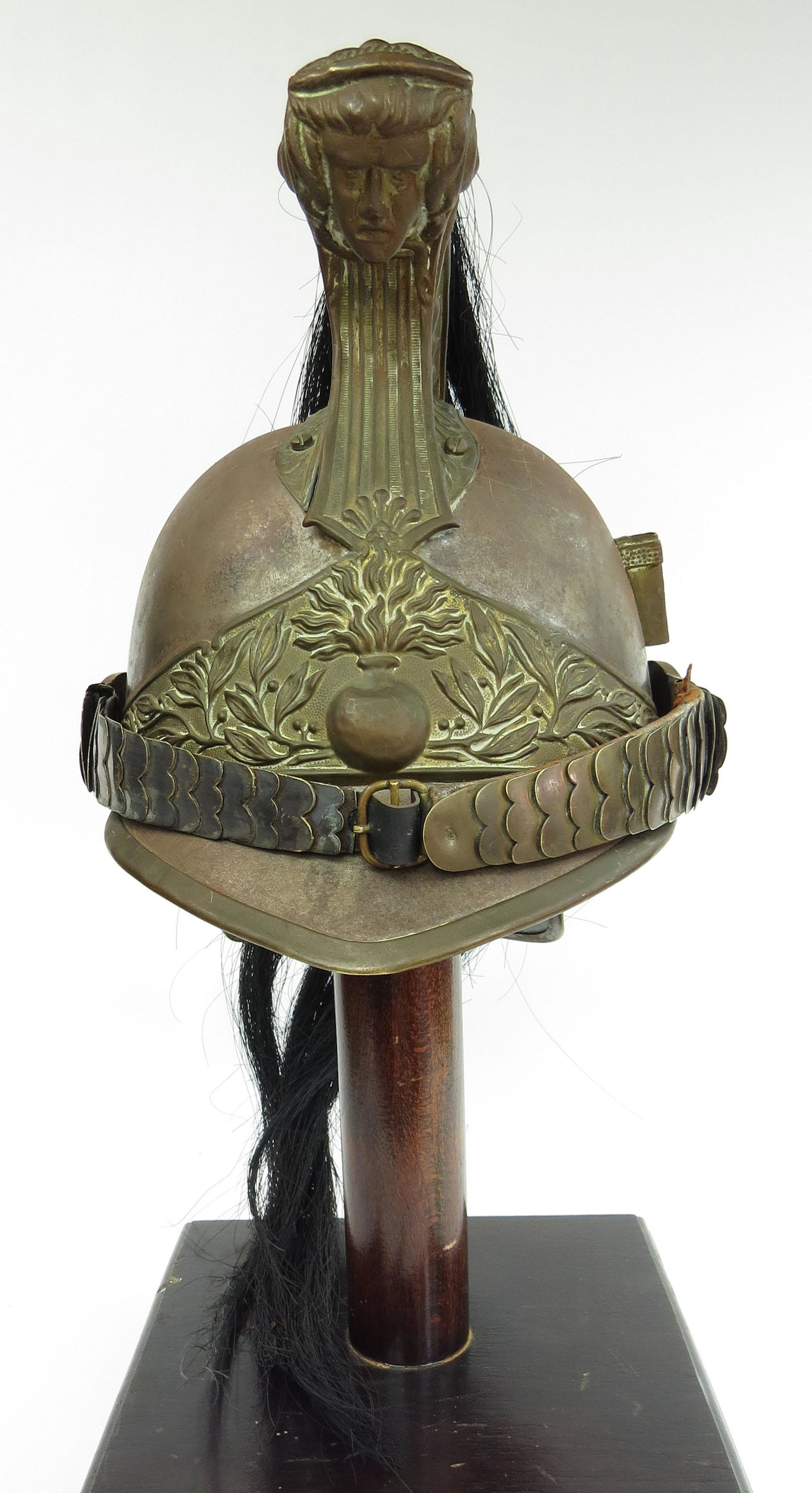 A FRENCH M 1870 CAVALRY HELMET (1 of 5)