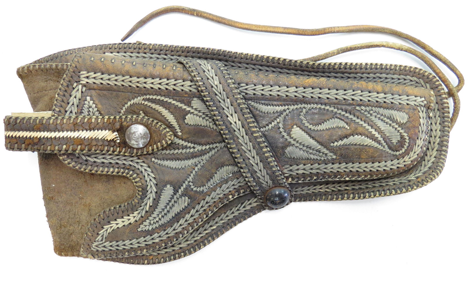 A RARE MEXICAN PITEADO HOLSTER (1 of 2)