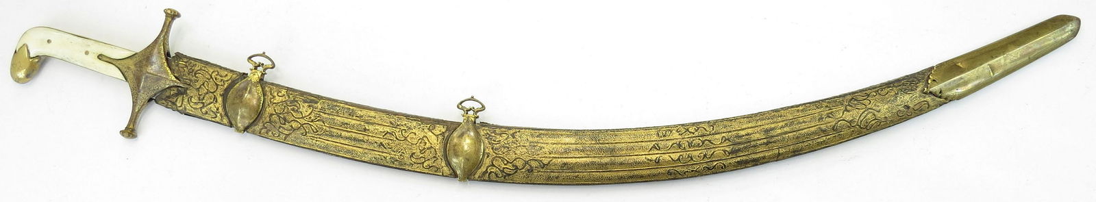 A FINE INDIAN SHAMSHIR SWORD (1 of 5)