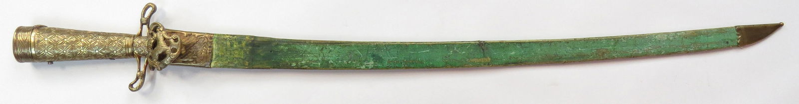 A RARE GERMAN HUNTING SWORD WITH CASED IMPLEMENTS (1 of 7)