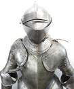 A RARE ENGLISH TILTING ARMOR