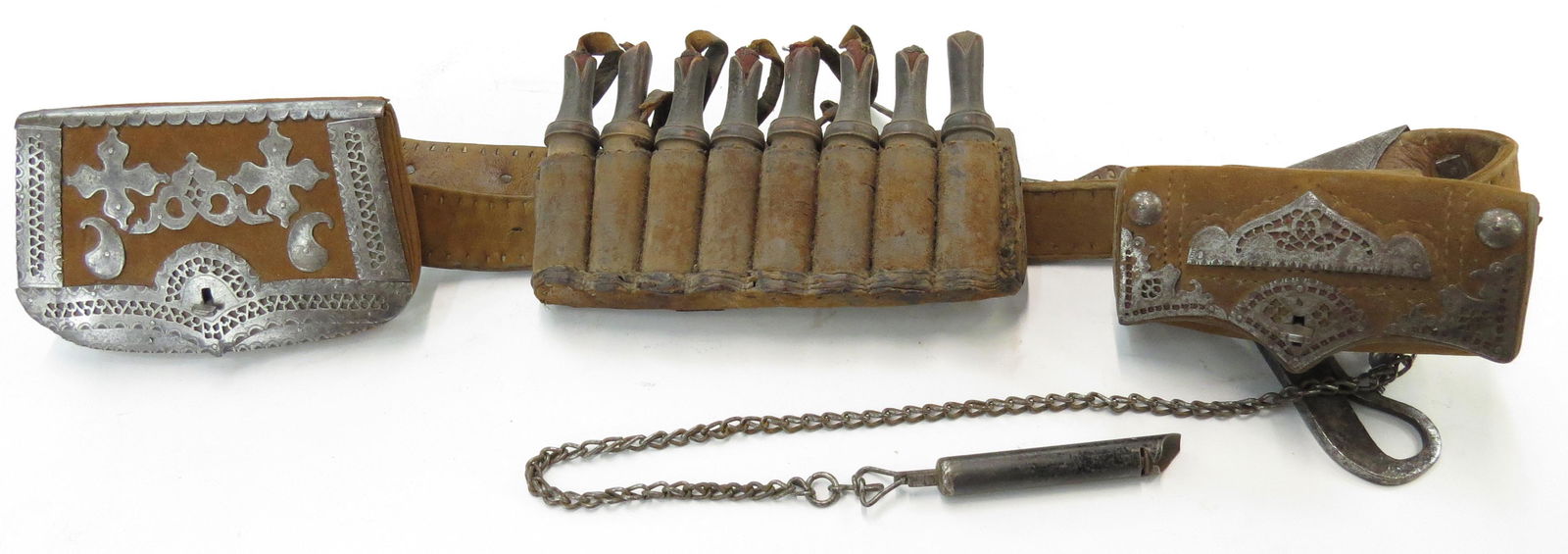 A RARE AFGHAN WARRIORS BELT (1 of 6)