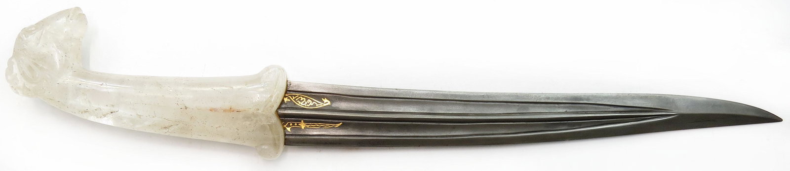 AN INDIAN KHANJAR DAGGER (1 of 4)