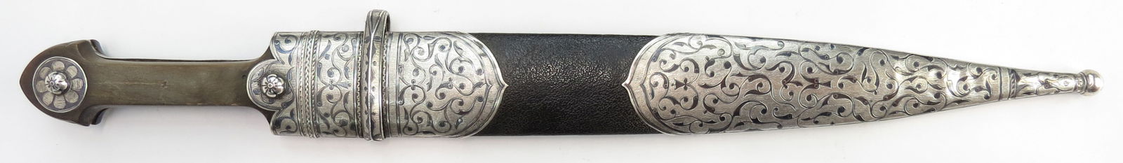A RARE PROVENANCED CIRCASSIAN KINDJAL DAGGER (1 of 9)
