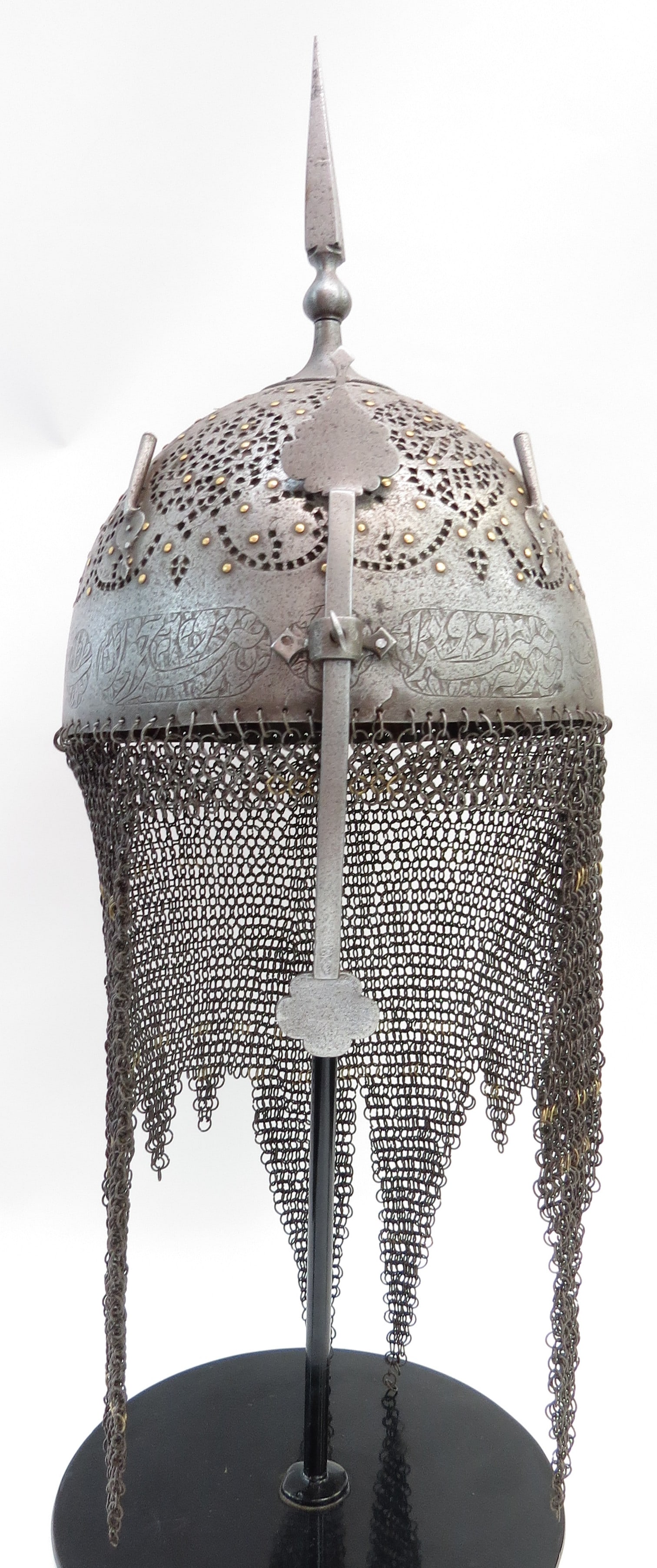 A PERSIAN KULA KHUD HELMET (1 of 6)