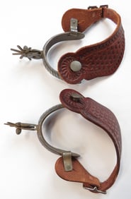 A PAIR OF WESTERN SPURS