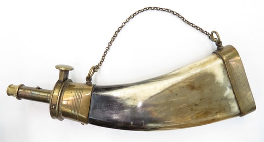 A SCOTTISH POWDERHORN