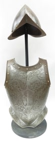 A VICTORIAN-ERA HIGHLY DECORATED ARMOR SET
