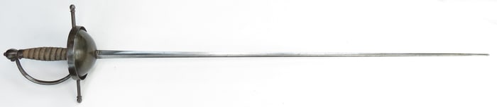 A SPANISH COLONIAL CUPHILT RAPIER SWORD