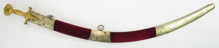 A RARE INDIAN SHAMSHIR SWORD