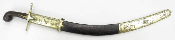 A RARE OTTOMAN PALA SABER SWORD