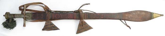 A SUDANESE KASKARA BROADSWORD