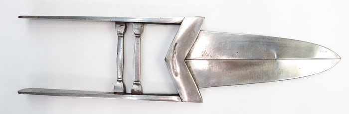 A RARE INDIAN SCISSORS KATAR DAGGER