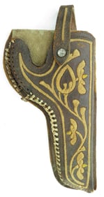A RARE MEXICAN PITEADO HOLSTER