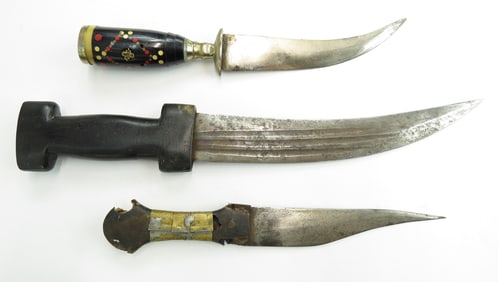THREE MIDDLE EASTERN DAGGERS