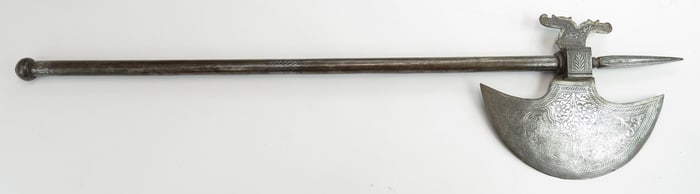 A NORTH INDIAN BATTLEAXE