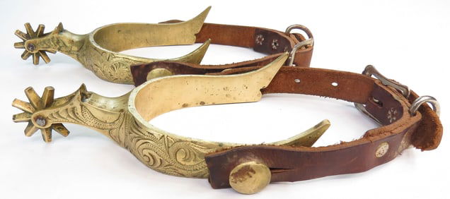 A PAIR OF WESTERN SPURS