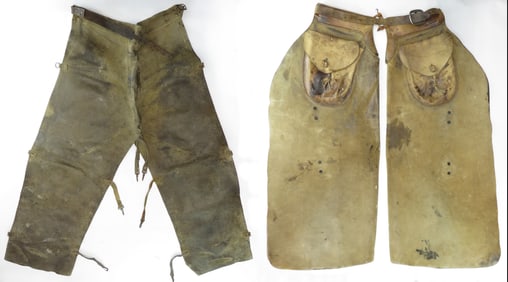 TWO PAIRS OF AMERICAN WESTERN CHAPS