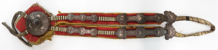 A RARE CHINESE SADDLE TRAPPING