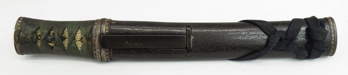 A RARE JAPANESE MOROHA TANTO DAGGER