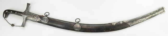 A RARE GEORGIAN KHMALI SABER