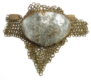 A RARE MAMLUK KNEECOP ARMOR ELEMENT
