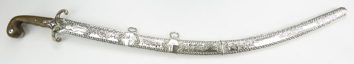A FINE OTTOMAN SHAMSHIR SWORD