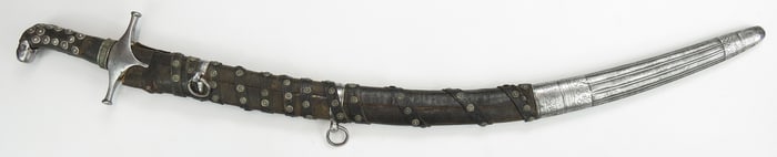 A RARE TURKMEN SHAMSHIR SWORD
