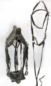 A RARE CAUCASIAN SADDLE AND TARAPPINGS