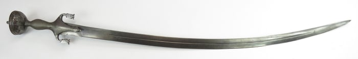 A FINE AFGHAN PULOWAR SABER SWORD