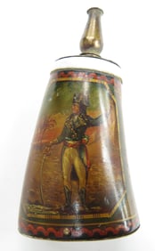 A FRENCH NAPOLEONIC PRIMING FLASK