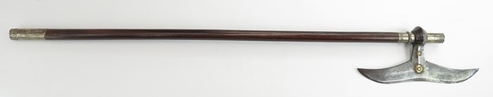 A RARE INDIAN BATTLEAXE