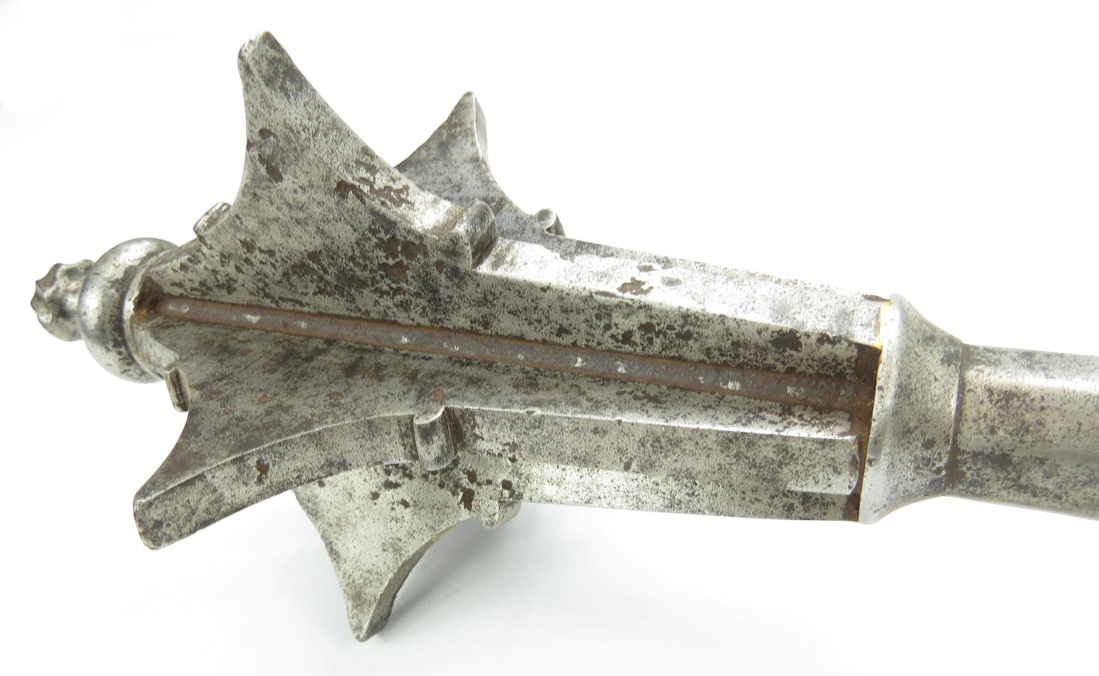 A RARE GOTHIC MACE - 4