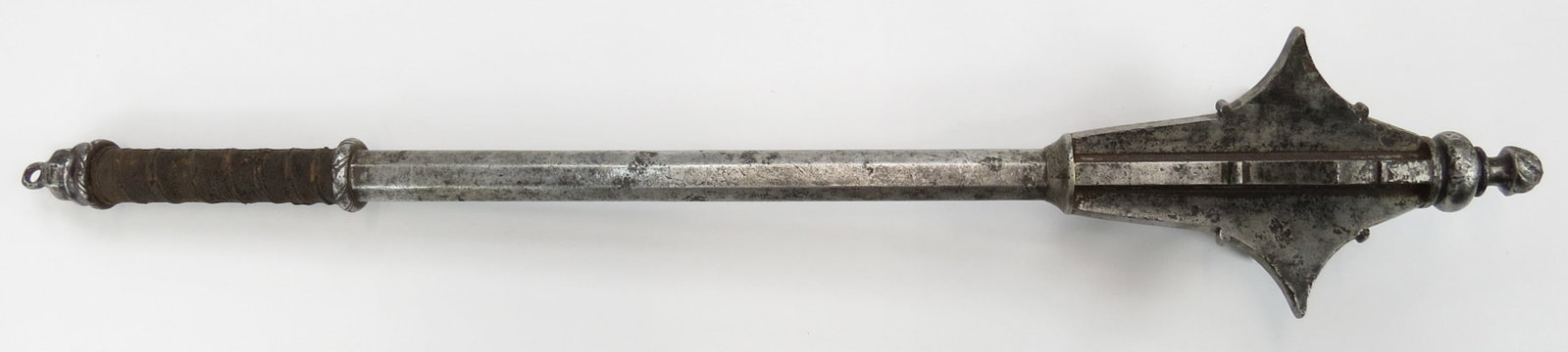 A RARE GOTHIC MACE - 5