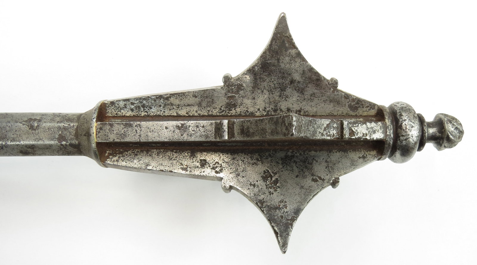 A RARE GOTHIC MACE - 6