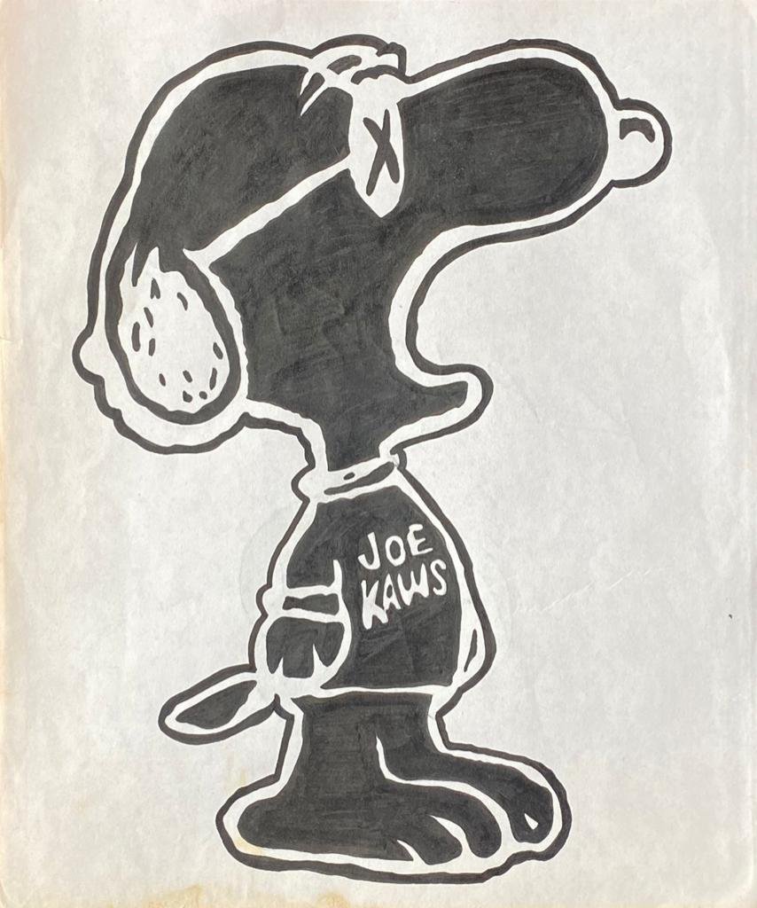 Kaws (Drawing On Paper Painting) In the style of (1 of 4)