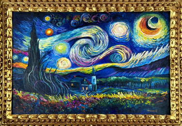 Vincent van Gogh Dutch (Oil on Canvas Painting) In the style of