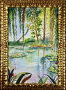 Claude Monet French (Oil on Canvas Painting) in the style of