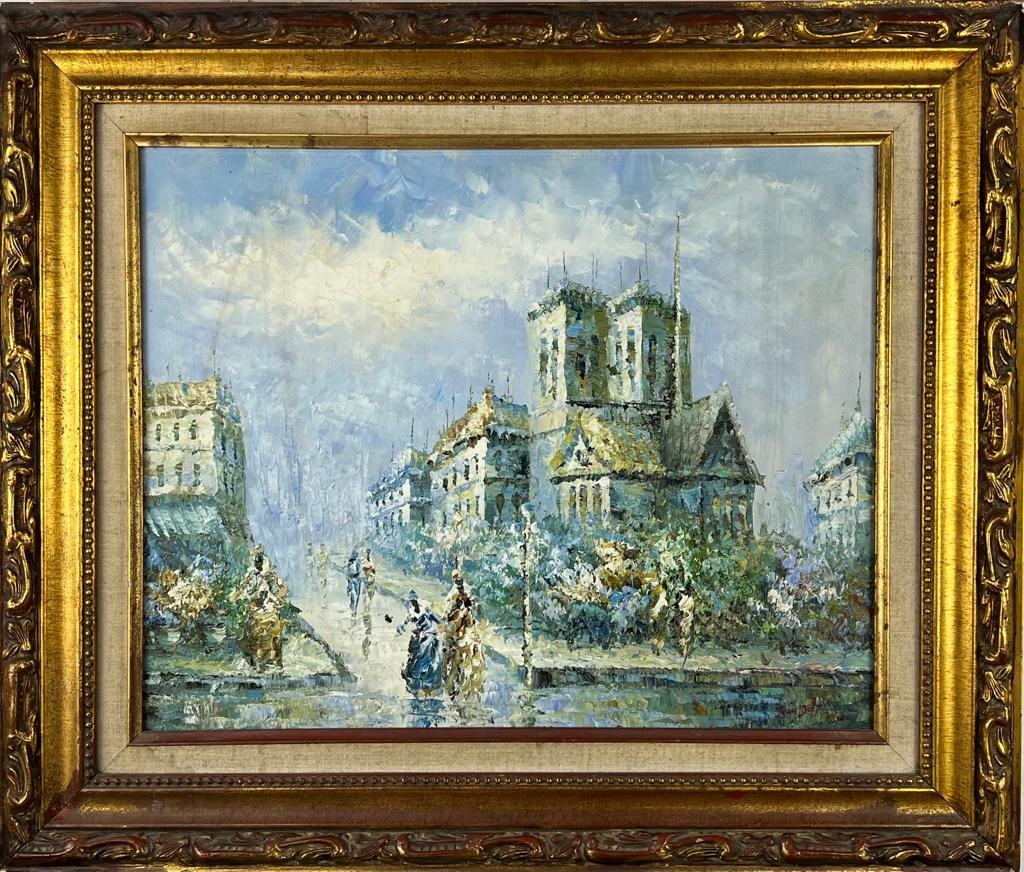 Jean Dufy French (Oil on Canvas Painting) In the style of (1 of 6)