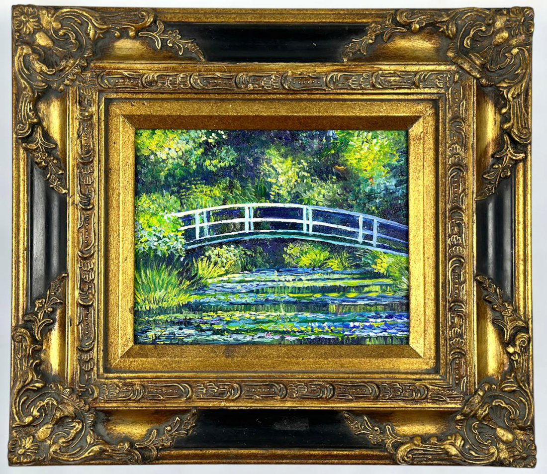 Claude Monet French (Oil on Canvas Painting) in the style of (1 of 5)