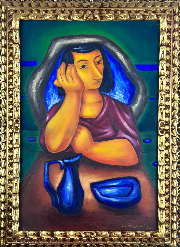 Cundo Bermudez (Oil on Canvas Painting) in the style of (1 of 4)