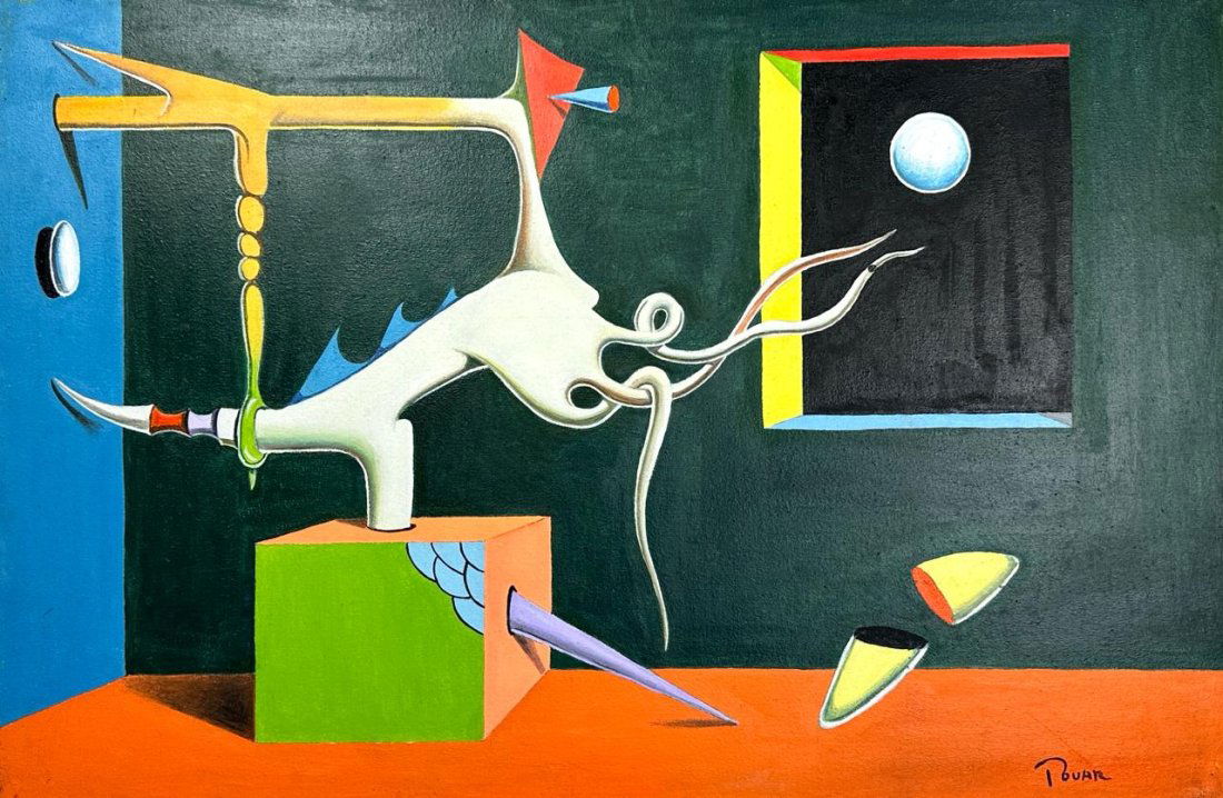 Ivan Tovar (Oil on Canvas Painting) In the style of (1 of 4)