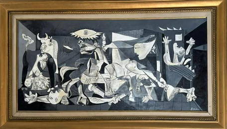 Pablo Picasso Spanish (Oil on Canvas Painting) In the style of