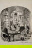 Charles Addams (Mixed media on Paper Painting) In the style of