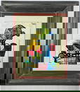 Pablo Picasso Spanish (Oil on Wood Painting) In the style of