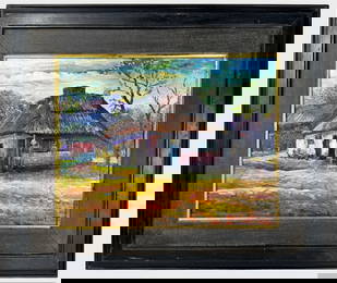 Vincent Van Gogh Dutch (Oil on board Painting) in the style of